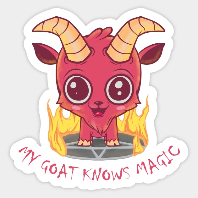 Magic Goat Sticker by SWIFTYSPADE